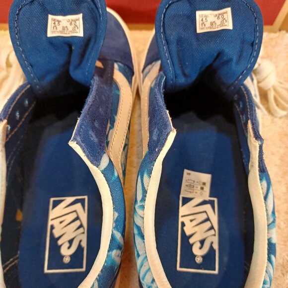 Vans Men's 4.5/Women's 6 Old Skool Solar Floral Blue and White VNOA4U3BWV8 - Picture 6 of 12